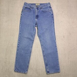 Vtg L.L Bean Jeans Men’s 30x29 Classic Fit Straight Leg Blue Medium Wash Denim